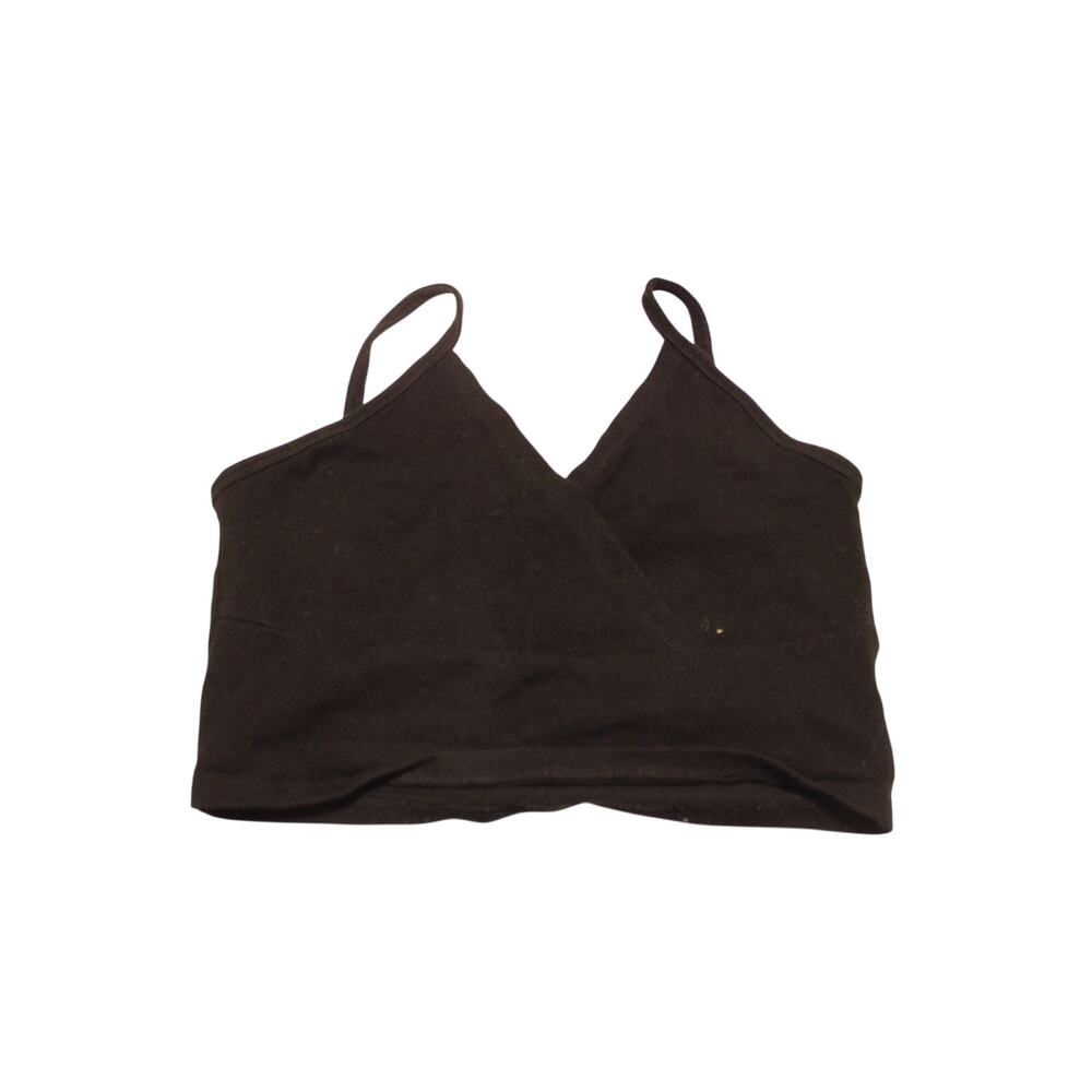 Brandy Melville V-Neck Black Spagehtti Strap Top